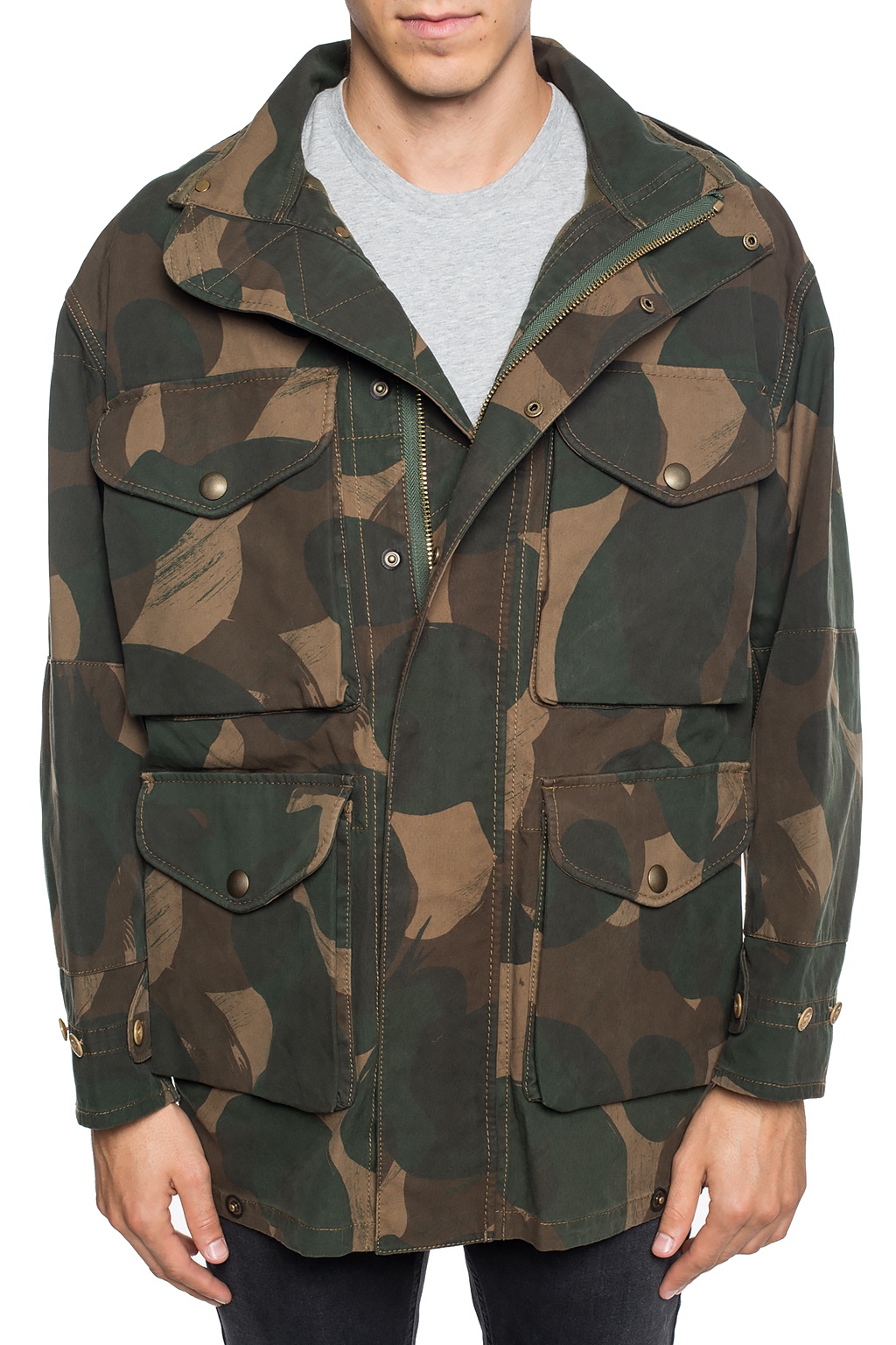 Burberry camouflage hot sale jacket